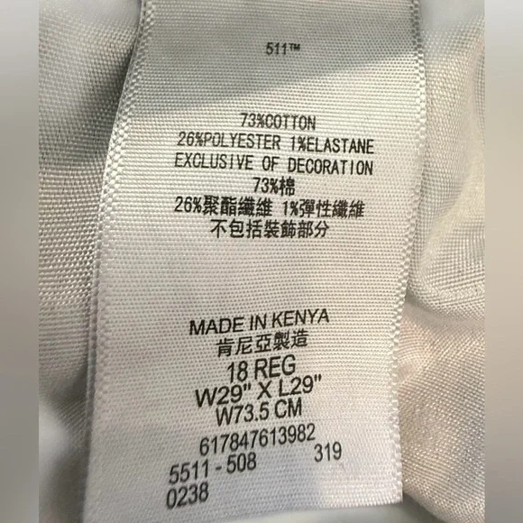 Levi’s 511 Slim Black Jeans – Young Men’s  (29x29) - Picture 4 of 5